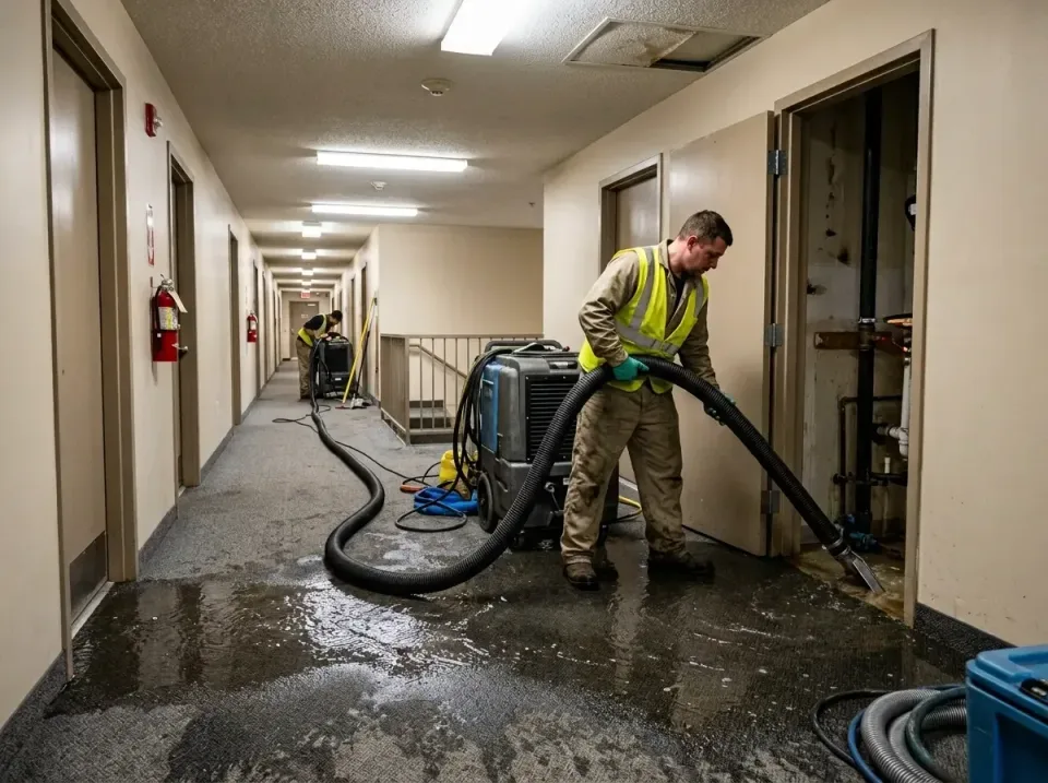 multi-unit-apartment-hallway-f-005 — frequently asked questions, Emergency Burst Pipe Water Extraction & Removal in Beeville…